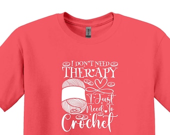 Grappig gehaakt T-shirt, cadeau voor gehaakte minnaar