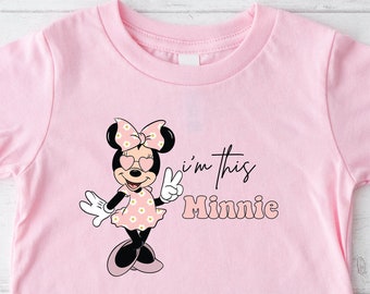 I’m This Minnie Birthday Shirt, Disney Birthday Party, 2nd Birthday Gift, Disneyland Birthday Trip, Birthday Princess, 2nd Birthday Shirt