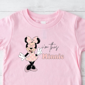 I'm This Minnie verjaardagsshirt, Disney verjaardagsfeestje, 2e verjaardagscadeau, Disneyland verjaardagsreis, verjaardag prinses, 2e verjaardagsshirt