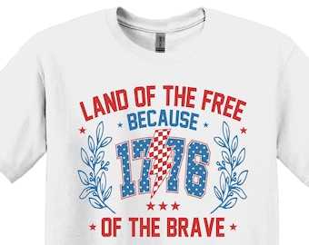 4th of July Shirt, Patriotic USA Flag Graphic Tee