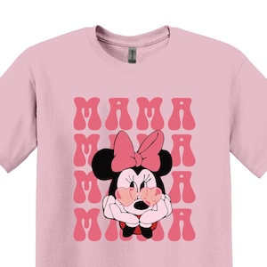 Minnie Mouse Mom Shirt, Disneyland Shirt, Disney Mom Shirt, Mom Disney Shirt, Mom Shirt, Magic Mountain Shirt, Disney Trip,Disneyworld Shirt