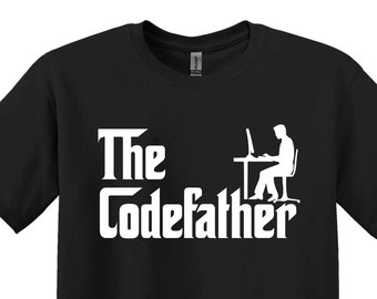 T-shirt The Codefather, cadeau pour programmeur
