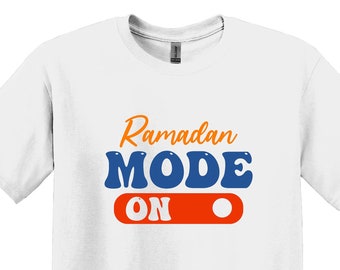 Camiseta con el modo Ramadán, regalo de ayuno islámico