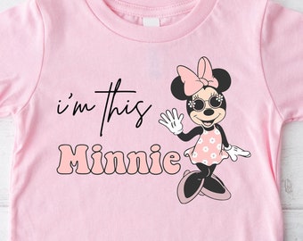 I’m This Minnie Birthday Shirt, Disney Birthday Party, 5th Birthday Gift, Disneyland Birthday Trip, Birthday Princess, 5th Birthday Shirt