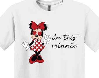 4.Geburtstag Minnie Maus Shirt, Disneyland Reise Tee