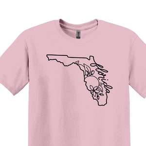 Florida State Shirt, Florida Shirts, State Map Shirts,Travel Shirt,Vacation Shirts,Florida Gift,Florida State Map Tee, FL Shirts, Miami Tee