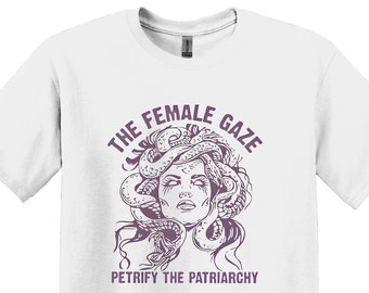 Camiseta de la Mirada Femenina, Bruja Feminista, Activismo Pro Roe
