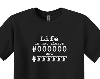 Maglietta divertente da programmatore, la vita non è sempre al numero 0, ingegnere del software, maglietta da nerd