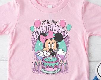 Disney Minnie Mouse Birthday Shirt, Disneyland Trip, Birthday Gift