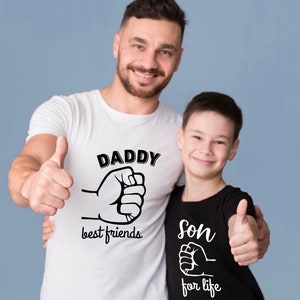 Daddy Son Best Friends For Life Shirts, Dad and Son Matching Shirts, Matching Dad Son Shirts, Father’s Day Shirts, Father Son Shirts