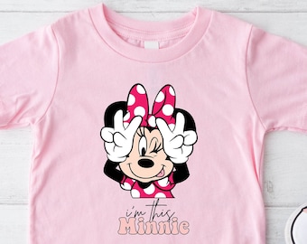 4. Geburtstag Minnie Maus Shirt, Disney Party Tee