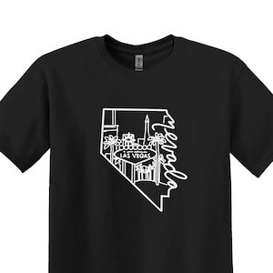 Las Vegas Shirt, Nevada Shirts, Las Vegas Reise Shirt, Zustand Karte Shirts, Reise Shirt, Nevada Geschenke, , Las Vegas Shirts, Las Vegas Geschenke