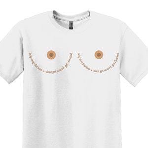 Don’t Get Scared Get Checked T-shirt, Breast Cancer Early Detection Shirts, Breast Cancer Shirt, Cancer Awareness Shirts,Pink Ribbon Tee,