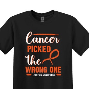 Leukemia Cancer Gift, Family Support Clothing, Cancer Survivor Shirt, Warrior Cancer T-Shirt, MS Awareness Shirts, Multiple Sclerosis Shirt