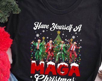 MAGAクリスマスシャツ、共和党トランプTシャツ
