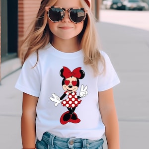Verjaardagsshirt Minnie, Minnieshirt, Disney verjaardagsfeestje, 2e verjaardagscadeau, Disneyland verjaardagsreis, verjaardag prinses, 2e verjaardag shirt,