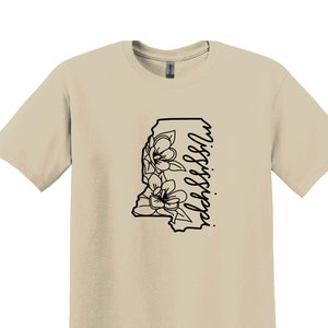 Mississippi State Shirt, Mississippi Shirt, Reise Shirt, Mississippi Shirt, Mississippi Geschenk, Mississippi State Map Tee