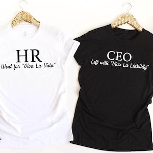 HR CEO Couples Shirt, Coldplay Inspired Matching Tee