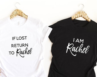 Custom 'If Lost Return To' Couple Shirts, Personalized Matching Outfit