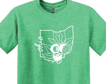 Ohio Zustand T-Shirt, Buckeye Reisegeschenk
