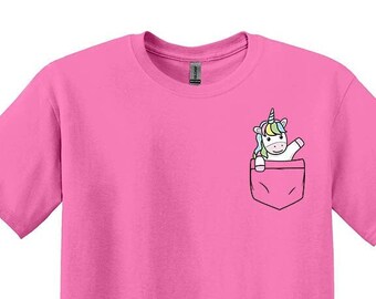 Pocket Unicorn T-Shirt, Pony Tee