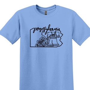 Pennsylvania State Shirt, State of Pennsylvania Shirt, Travel Shirt, Travel Gift, Pennsylvania Shirt, Pennsylvania Gift, Travel Gifts