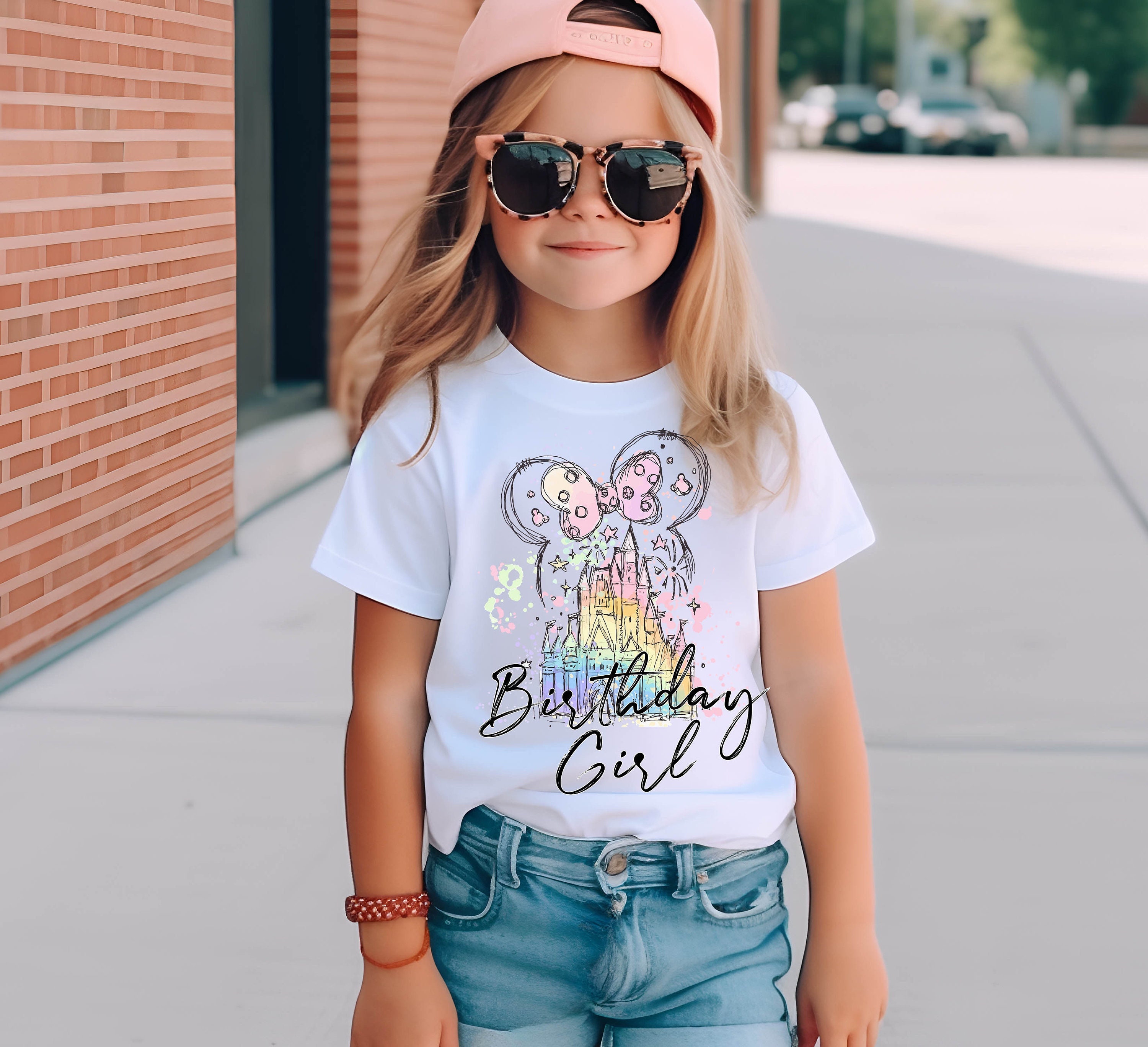 Birthday Girl Shirt, Disney Birthday Party, Kids Birthday Gift, Disneyland Birthday Trip, Disneyworld Shirt, Disney Family Shirt