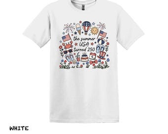 The Summer USA Turned 250 Shirt, USA 250th Anniversary Tee