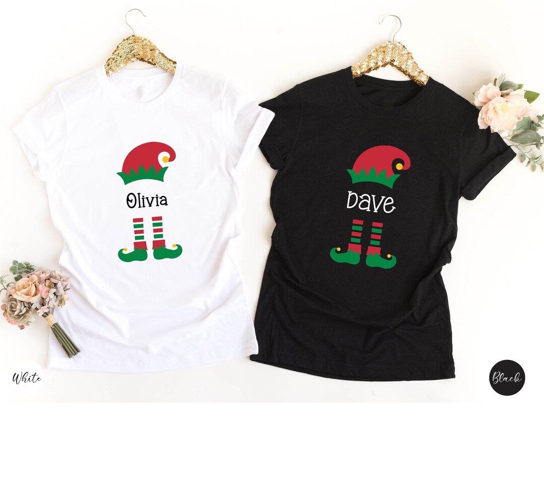Custom Elf Shirt With Name, Christmas Shirt, Group Shirts, Christmas ...