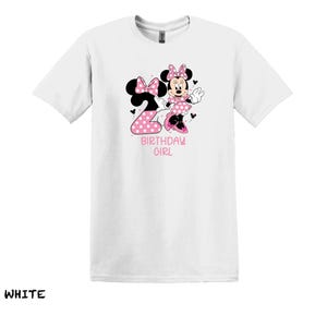 Birthday Girl Shirt, Second Birthday Shirt, Minnie 2nd Birthday Shirt, Disney Birthday Party, Disneyland Birthday Trip, Disneyworld Shirt
