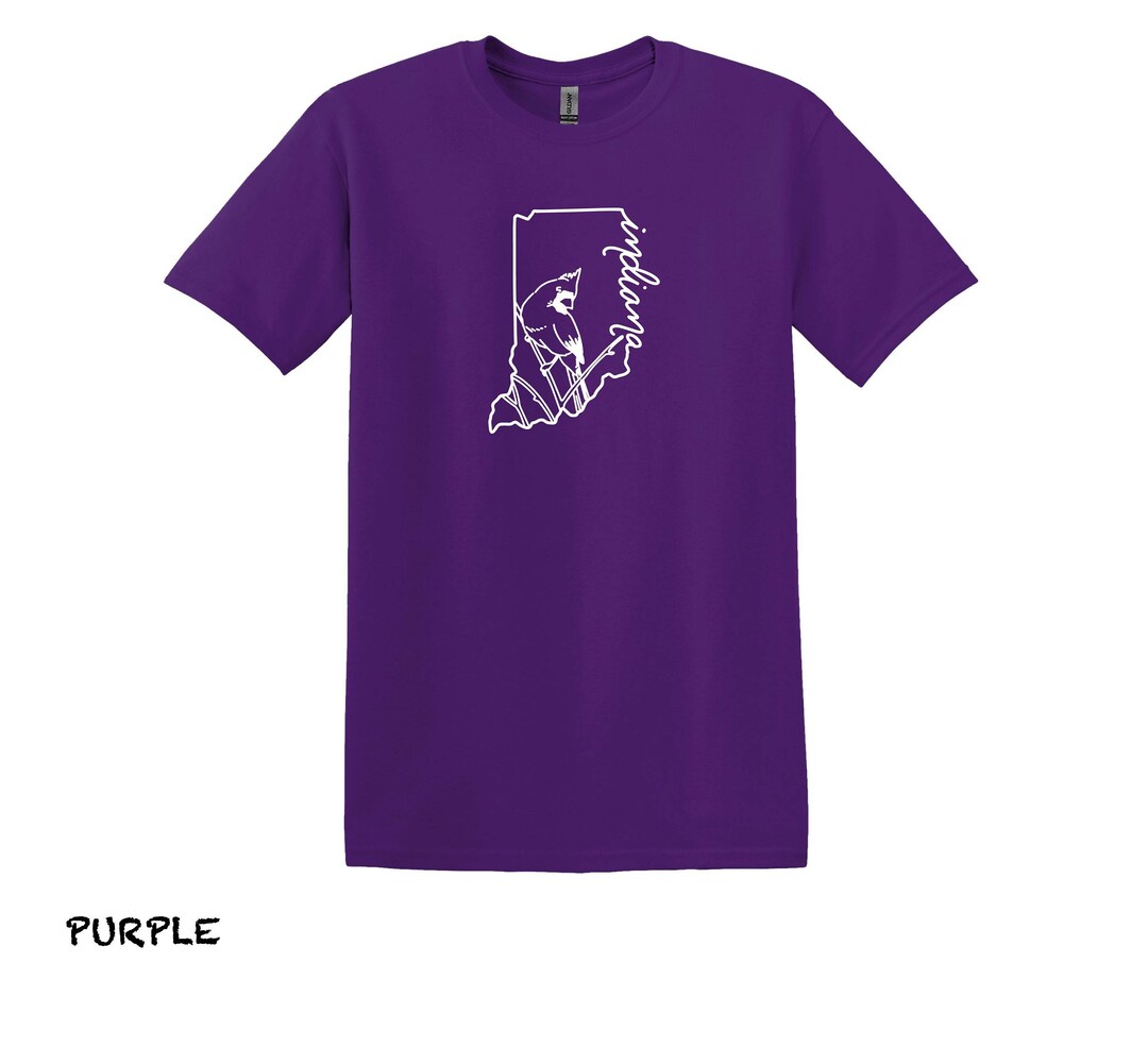 Openindiana Merchandise Indiana State Map Shirt, Travel Souvenir Tee - Etsy