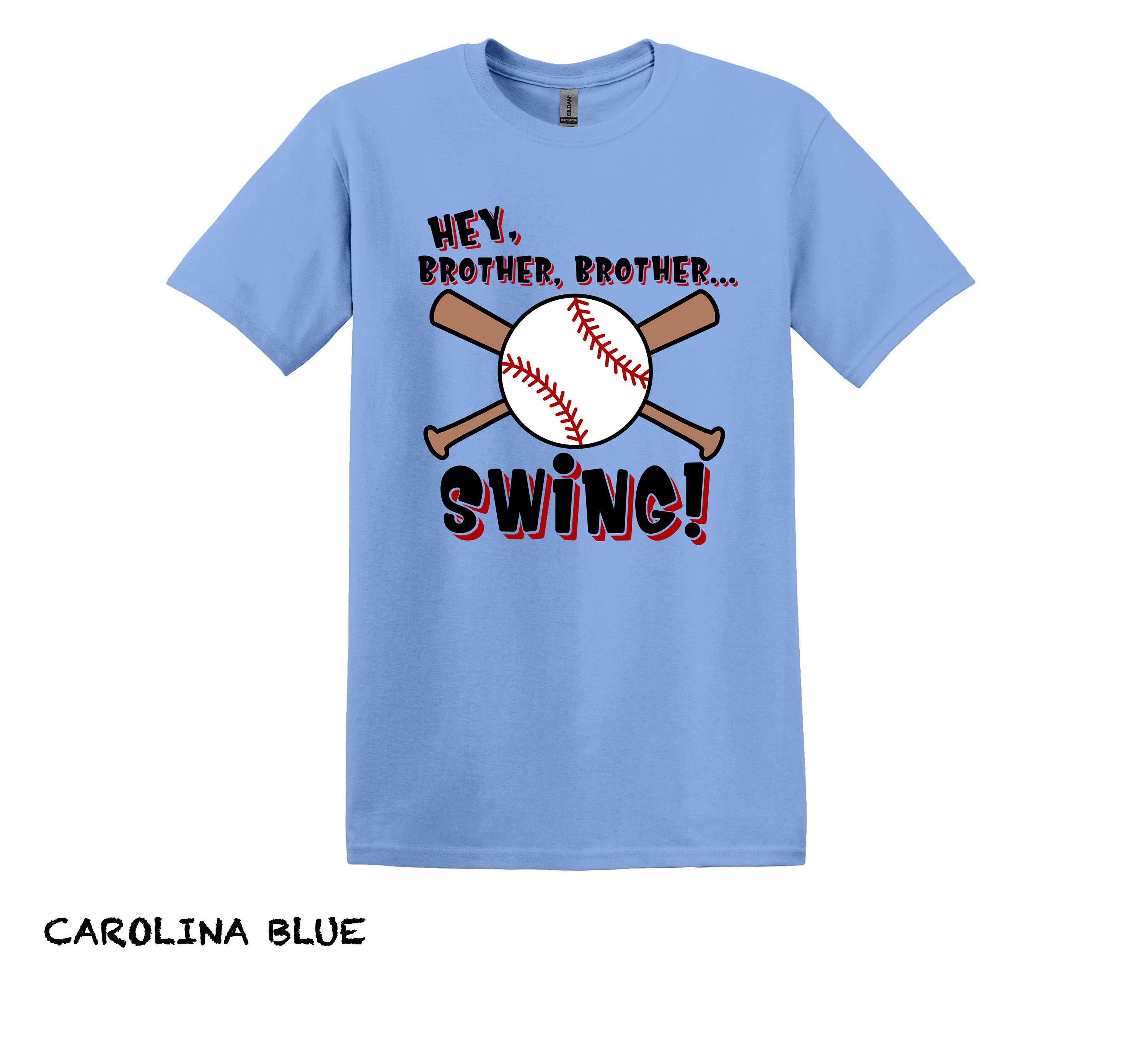 Hey Brother Baseball Swing Shirt - Etsy