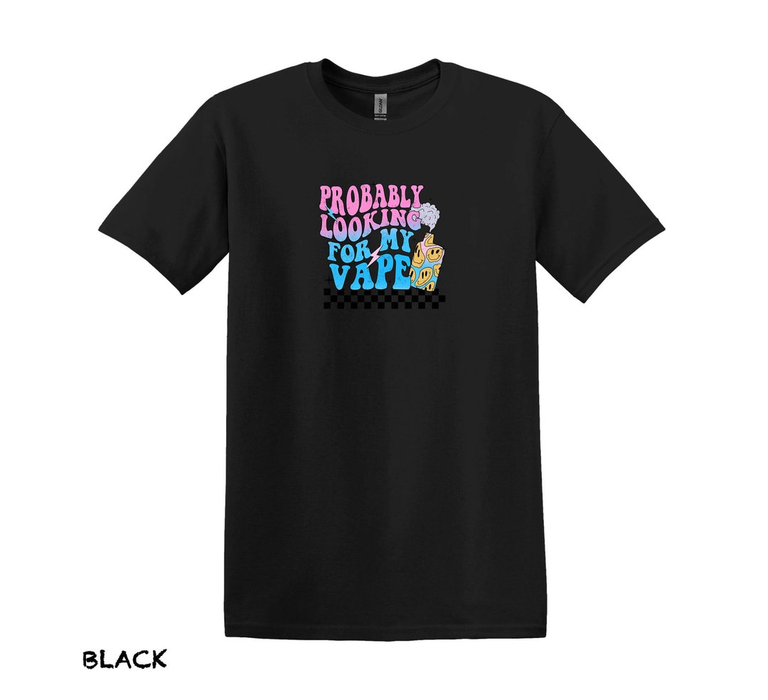 Reality Glitch Men's Eat Sleep Vape Repeat T-Shirt | Graphic Tee | 100% Cotton Premium Fit