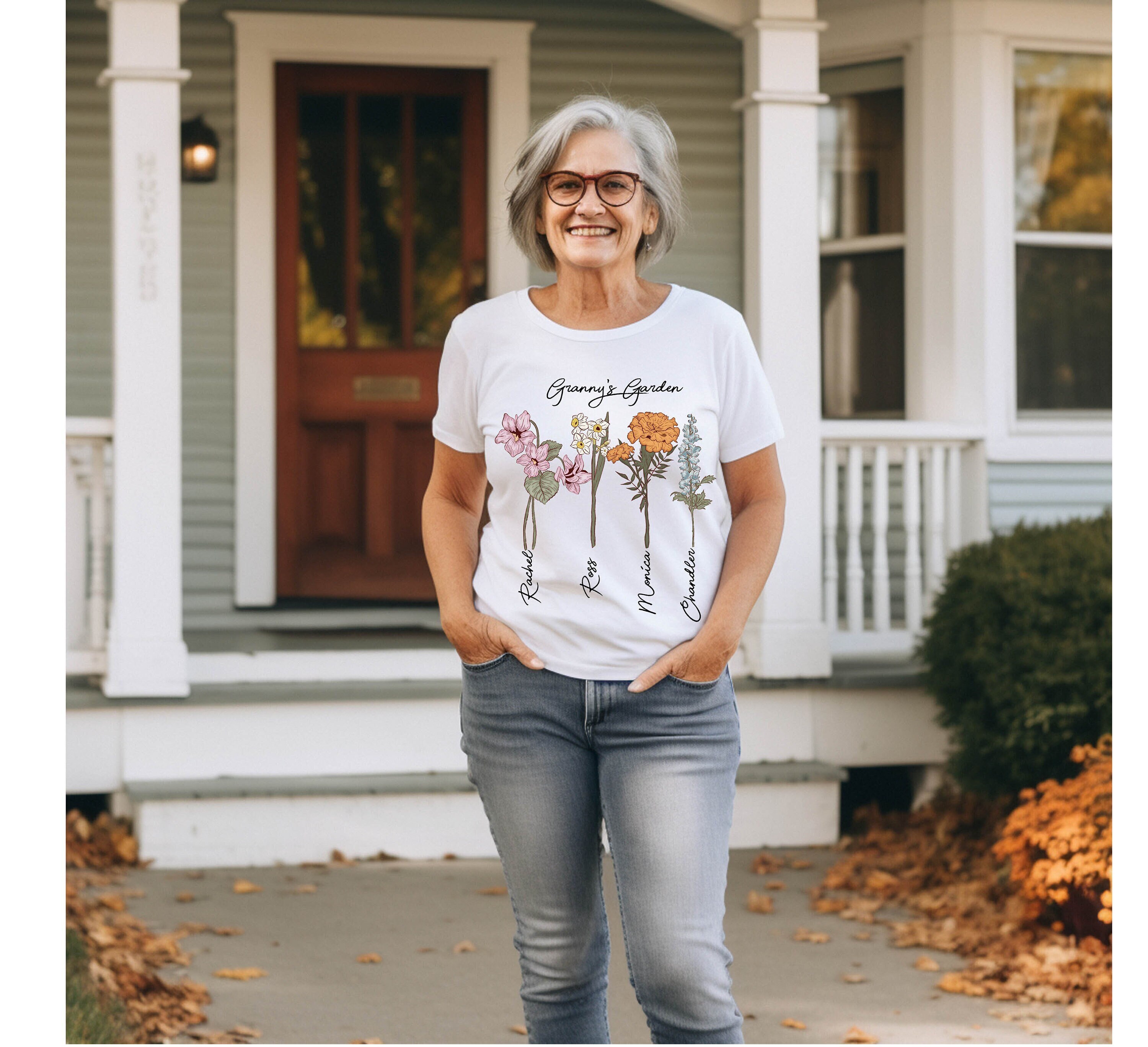 Custom Grandmother Shirt, Custom Grandma Shirt, Gift for Grandma, Grandma Gift, Grandmother Gifts for Mother’s Day, Mother’s Day Shirt