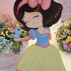 Princess Props | Backdrop Decor | Coroplast Cutouts | Princess Birthday | NO stands included