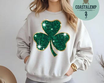 Trébol de San Patricio PNG: Diseño de trébol irlandés (descarga digital)