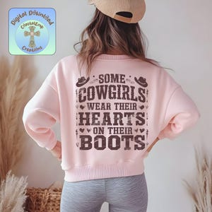 Cowgirl Stiefel PNG: Western Shirt Design (Digitaler Download)