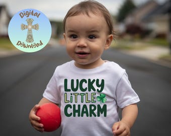 Lucky Shamrock PNG, St. Patrick's Day Clover Design (Digital Download)