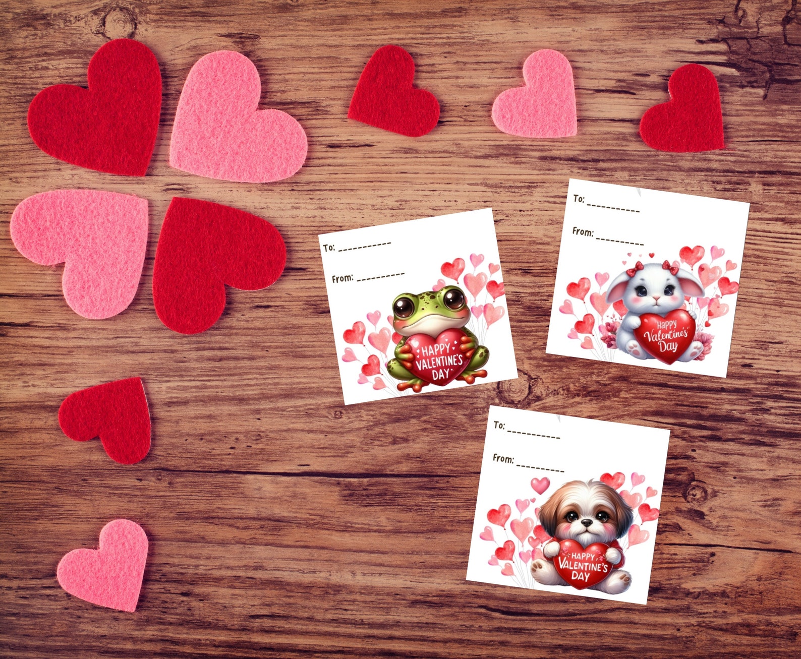 Printable Valentines Day Cards, Printable Valentine, Cards for Kids ...