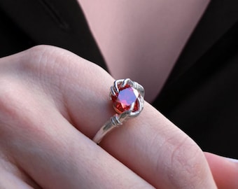 Anello con pietra portafortuna, anello personalizzato, anello su misura, anello con pietra preziosa, regalo per lei, gioielli con pietra portafortuna, regalo di compleanno, regalo per la festa della mamma