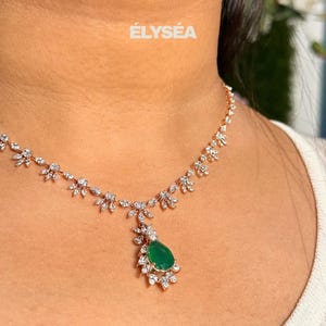 Handmade Tennis Necklace, Multi Shape Diamond Necklace, Bridal Jewelry, Wedding Necklace, Gift for Her, Bridal Necklace, Layering Necklace