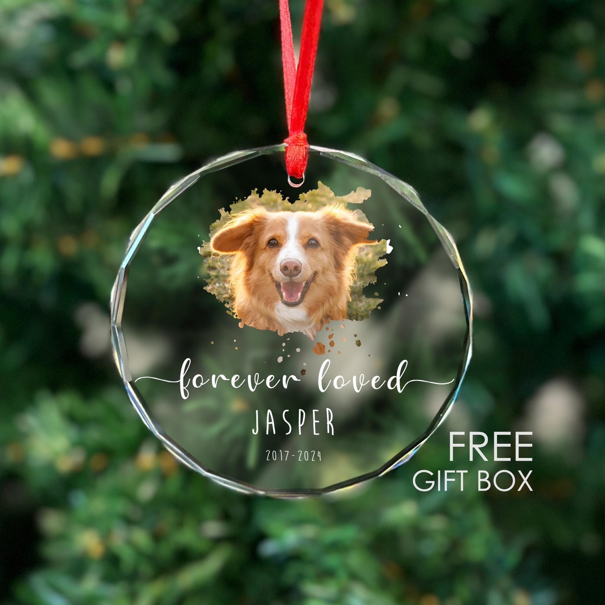 Chrstmas Ornaments Crystal Tree Decoratons, 30Pcs Acrylc Clear