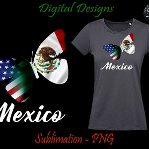 México Png, Usa Png, Sublimação do México, Sublimação dos EUA, México e EUA, Camisa do México, Camisa dos EUA, Modelo de borboleta, Modelo do México, EUA