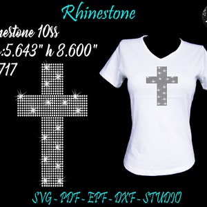 Cruz Rhinestone, Cruz Svg, Jesús Rhinestone, Jesús Svg, Plantilla de Rhinestone, Rhinestone Svg, Plantilla cruzada, Rhinestone 10ss, Jesús