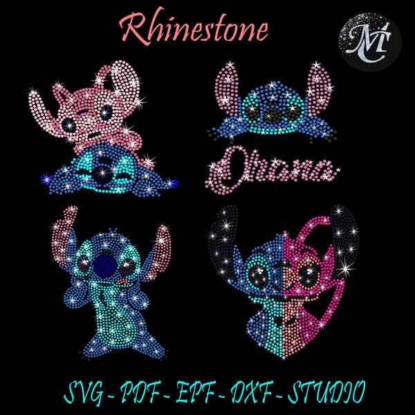 Bundle Ohana Rhinestone, Ohana Rhinestone, Ohana Svg, Rhinestone Svg, Rhinestone Template, Rhinestone Files, Rhinestone, Ohana Cut File, Svg