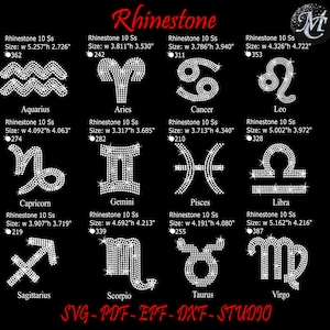 Bundle Sternzeichen Strass, Sternzeichen Svg, Strass Svg, Strass Vorlage, Sternzeichen Strass, Sternzeichen Svg, Strass Dateien