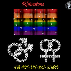 Strass LGBT, LGBT Svg, strass Svg, modèle de strass, LGBT, gay strass, lesbiennes strass, fierté Svg, strass fierté, fierté
