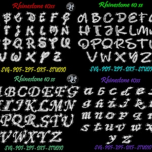 Paquete de diamantes de imitación del alfabeto, plantilla de diamantes de imitación, diamantes de imitación con letras mayúsculas, diamantes de imitación del alfabeto, plantilla de diamantes de imitación, plantilla del alfabeto