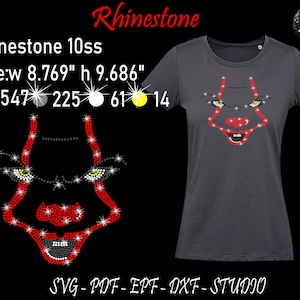 Payaso Rhinestone, Payaso Svg, Horror Rhinestone, Halloween Rhinestone, Halloween Svg, Horror Svg, Rhinestone Svg, Rhinestone File, Halloween
