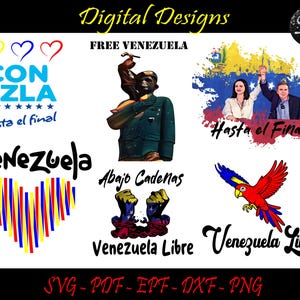 Bundle Venezuela, Venezuela Png, Venezuela Svg, Con Vzla Png, Libertad, Vzla, Abajo Cadenas Png, Venezuela Libre Png, Paquet de Venezuela